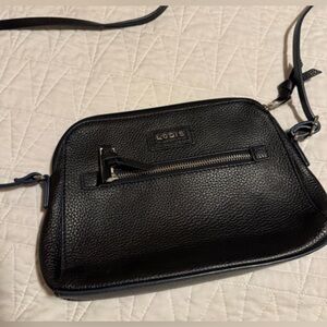 Lodis Charlotte pebbled leather crossbody bag